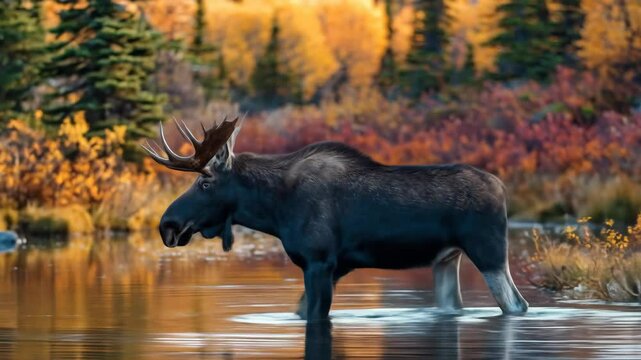 bull elk in yellowstone national park