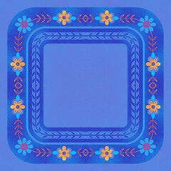 pink background with a frame