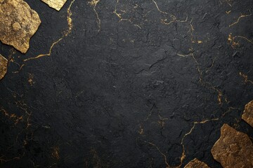 Elegant Black and Gold Abstract Background for Creative Projects