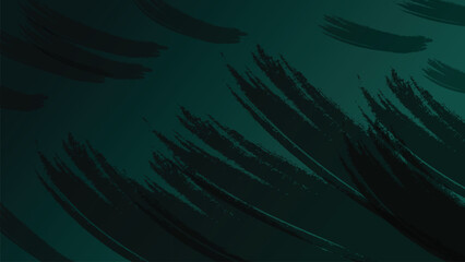 Dark emerald green grunge texture background vector