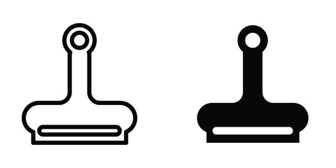 Paper clip icon template