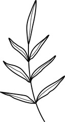 Leaf Line Illustration
