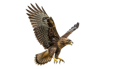 Isolated hawk landing © Claudia