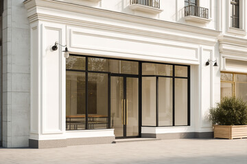 luxury storefront boutique	