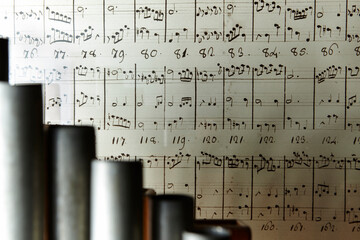 organ and organ pipes