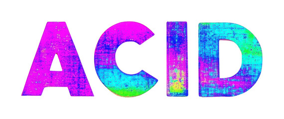 PNG Text acid psychedelic typography.