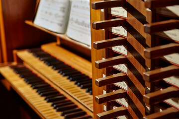 organ and organ pipes