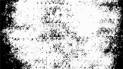 Scratched Frame. Grunge Urban Background Texture Vector. Dust Overlay.  Scratch grunge urban background.  Grunge texture white and black . 
