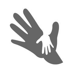 Hand icon logo design
