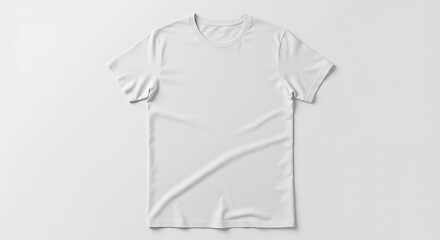 Blank White T-Shirt Mockup Perfect for Design Presentations