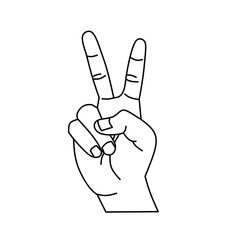 vector symbol of peace and brotherhood 