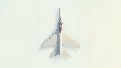 Vintage Fighter Plane Silhouette isolated on a transparent background