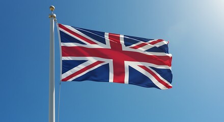 Union Jack Against Azure Sky: National Symbol