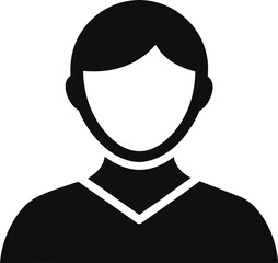 Follow User Silhouette Vector Illustration 