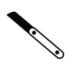 knife vector silhouette , clip art, and symbol. Shilhouette of  knife concept and simple design