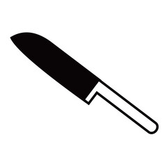 knife vector silhouette , clip art, and symbol. Shilhouette of  knife concept and simple design