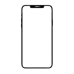 Smartphone Mockup with Blank Screen
