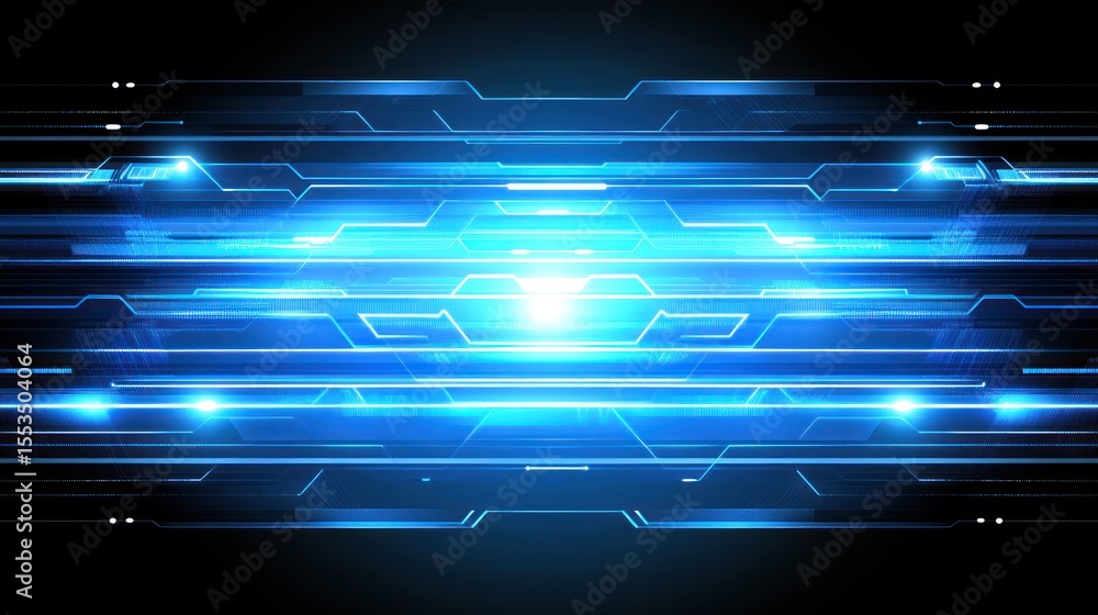Poster abstract futuristic circuit technology background. possible use graphic design element
