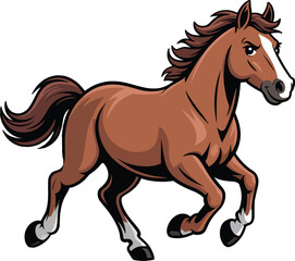 Obraz premium Cute Horse Vector