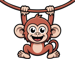 Cute Monkey Vector