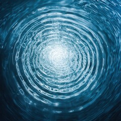 Resonant Ripple Concentric ripples of light radiating outward symbolising inner impact calm
