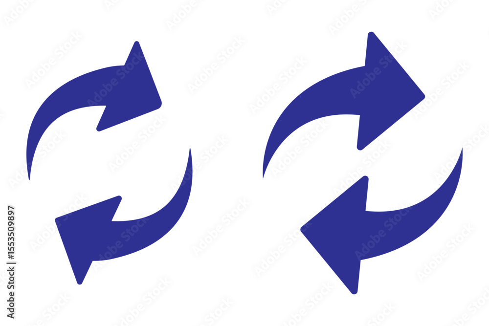 Poster swap icon vector. switch icon. swap icon with two arrows. exchange arrow icons. two arrows in opposi