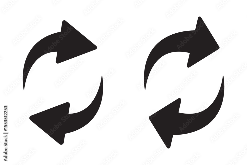 Poster swap icon vector. switch icon. swap icon with two arrows. exchange arrow icons. two arrows in opposi