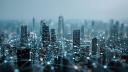 abstract background of the city