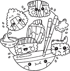 vector illustration of a pirate ship