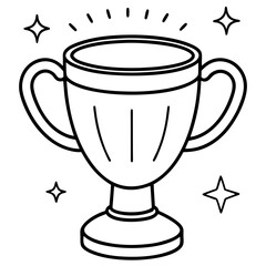 Minimalist Celebration Cup Icon