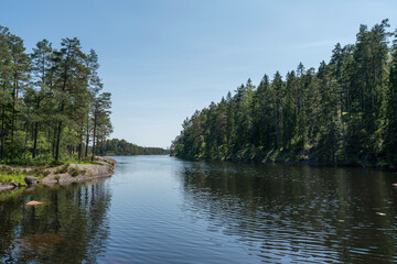 See Stora Tresticklan im Nationalpark Tresticklan, Schweden