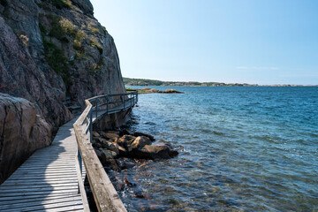 Holzsteg im ‎⁨Veddöarkipelagen⁩, Bohuslän, Schweden
