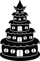  Asian Pagoda Building Vector