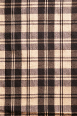 plaid pattern cotton fabric texture