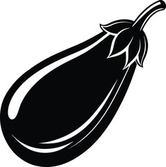 Cute Smiling Carrot Vector Silhouette
