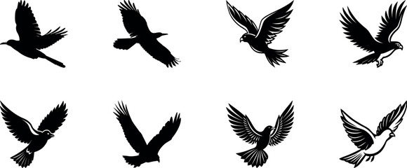 vector set of wings