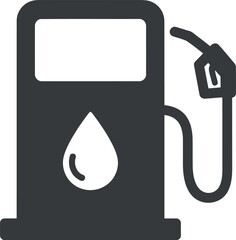 Gas Station Fuel Pump Icon - Energy & Transportation