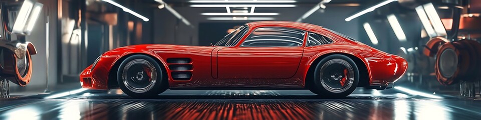 Fototapeta premium Ceramic coating solution of a car