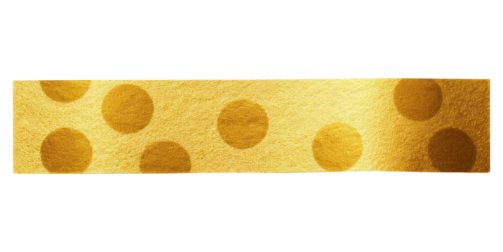 PNG Gold big dot pattern adhesive strip white background accessories accessory.