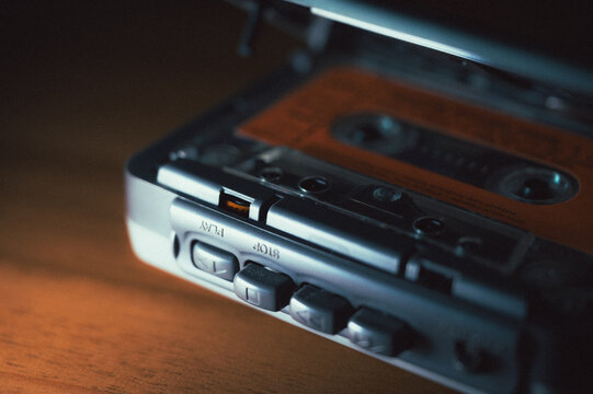 portable audio cassette