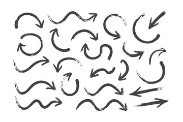 Directional Arrows: A collection of various directional arrow illustrations, perfect for guiding the eye or adding emphasis to your design. The arrows come in diverse shapes and directions.