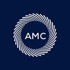 AMC Letter Initial Logo Design Template Vector Illustration