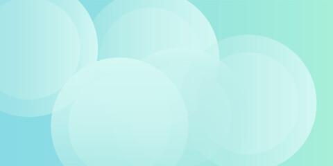 Minimalist banner background. Green and blue gradations.Circle geometric background. Simple design. eps 10