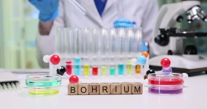 Delving into the fascinating world of chemistry through vibrant and colorful experiments featuring Bohrium