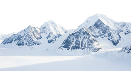 Towering Snow-Covered Mountains