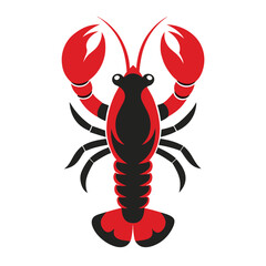 Lobster vector illustration isolated on white background