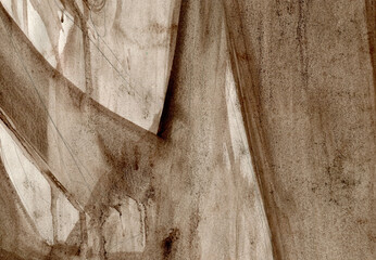 Abstract landscape type, soft graphic materials. For background