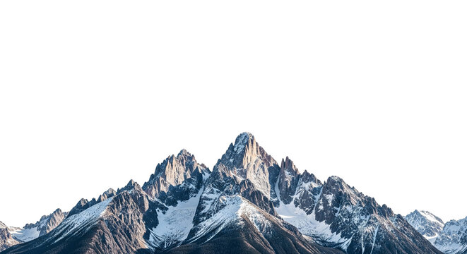 snow covered mountains