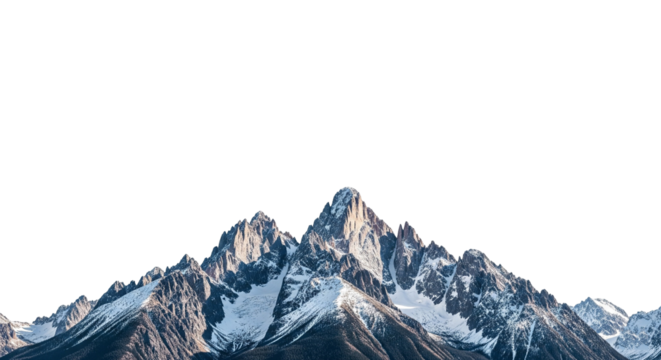 snow covered mountains