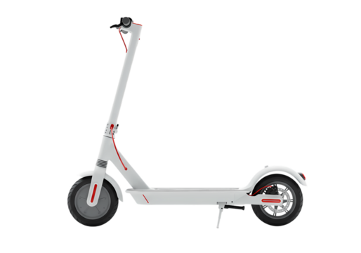 Sleek Electric Scooter Modern Mobility Solution isolated on transparent background